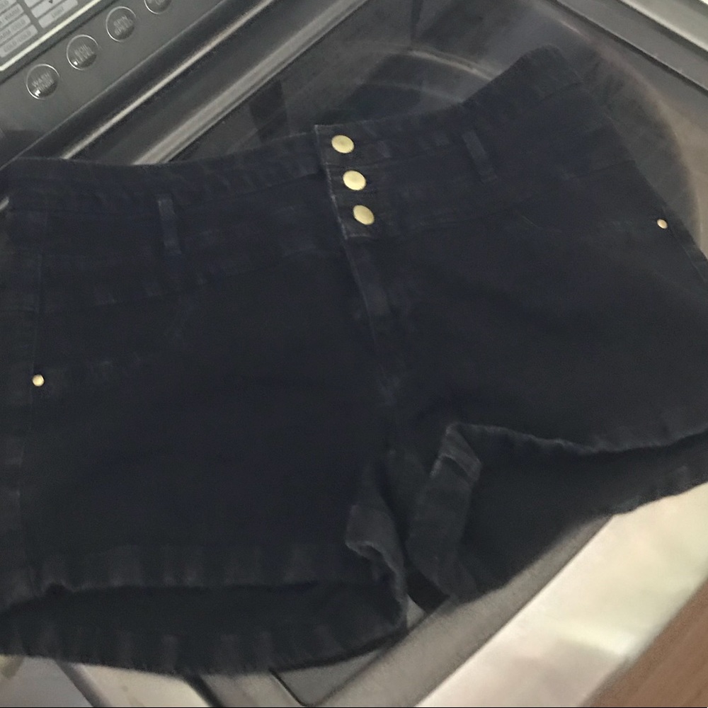 Black shorts size 12